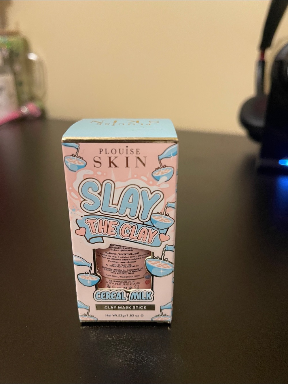 Plouise Skin Slay The Clay Cereal Milk Mask Stick — Pink & Blue